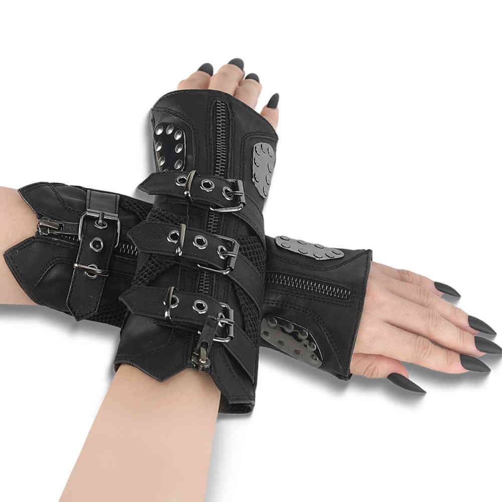 DemoniaCult - DA-457 Arm wärmer - Schwarz
